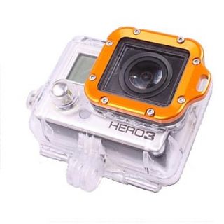 Yellow Aluminum Alloy Lens Ring with Screw driver for GoPro Hero3