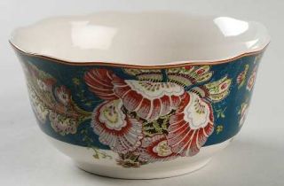 222 Fifth (PTS) Gabrielle Coupe Cereal Bowl, Fine China Dinnerware   Floral Pais