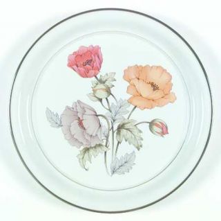 Nitto Country Life Dinner Plate, Fine China Dinnerware   Rust/Gold/Tan Flowers &