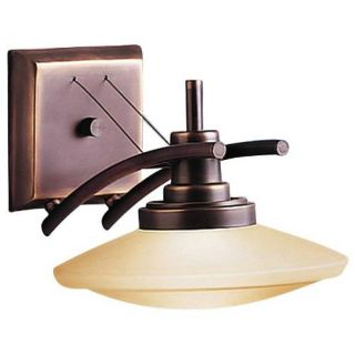 Kichler 6963OZ Soft Contemporary/Casual Lifestyle Wall Sconce 1 Light Halogen Fixture Olde Bronze
