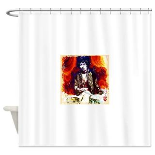  Jimi Hendrix Lava Drums Shower Curtain  Use code FREECART at Checkout