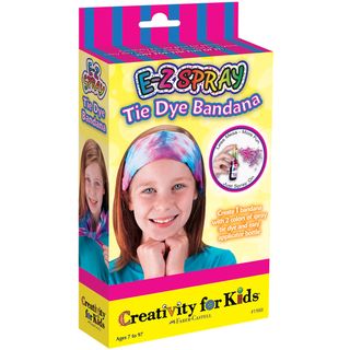 Creativity For Kids Activity Kits e Z Spray Tie Dye Bandana (makes 1)