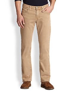 AG Adriano Goldschmied Protege Straight Leg Jeans   Tan