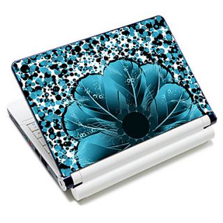 Flower Shape Feather Pattern Laptop Notebook Cover Protective Skin Sticker For 10/15 Laptop 18384