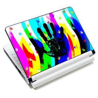 Colorful Handprint Pattern Laptop Notebook Cover Protective Skin Sticker For 10/15 Laptop 18392
