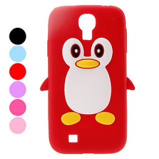 Protective Penguin Pattern Soft TPU Case for Samsung Galaxy S4 I9500 (Assorted Colors)