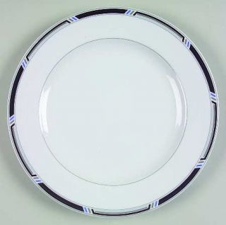 Christopher Stuart Executive Suite Salad Plate, Fine China Dinnerware   Black, G