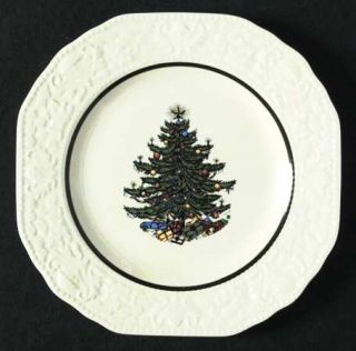 Cuthbertson Dickens Embossed Christmas Cream Bread & Butter Plate, Fine China Di