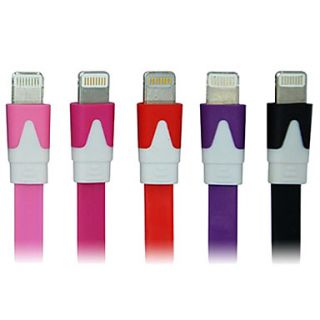 Noodle Colorful USB 2.0 data cable 10 Color 8 pin USB cable for iPhone5