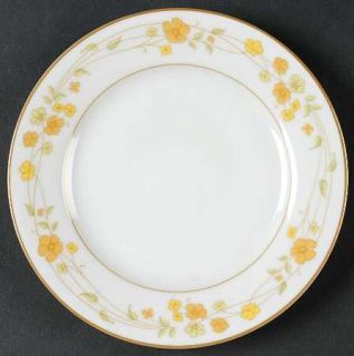 Noritake Chorus Bread & Butter Plate, Fine China Dinnerware   Contemporary,Yello