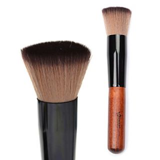 High Quality Synthetic Hair Flat Makeup Blusher/ Foundation Brush
