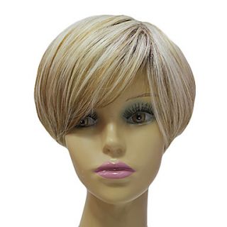 High Quality Synthetic Japanese Kanekalon Capless Short Synthetic Silky Staight Hair Wig