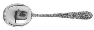 Kirk Stieff Repousse (Sterling, 1896, 925/1000) Round Bowl Soup Spoon (Gumbo)  