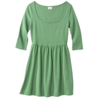 Mossimo Supply Co. Juniors 3/4 Sleeve Fit & Flare Dress   Perfect Mint S(3 5)