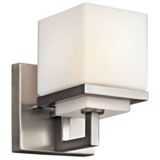 Kichler 45137NI Soft Contemporary/Casual Lifestyle Wall Sconce 1 Light Fixture Brushed Nickel