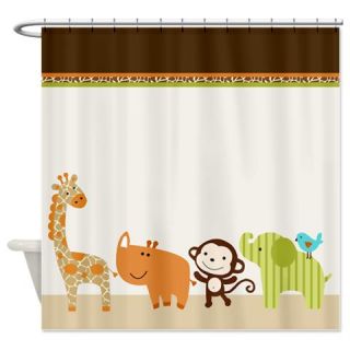CafePress Wildlife Jungle Animals Shower Curtain Free Shipping! Use code FREECART at Checkout!