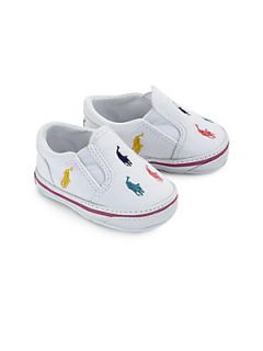 Ralph Lauren Infants Bal Harbor Slip On Sneakers   White