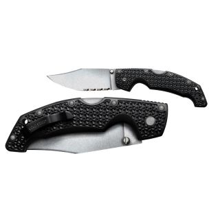 Cold Steel Voyager Large Clip Point Combo Edge Knife