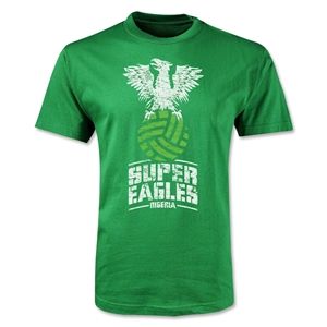 Who Are Ya Designs Nigeria Super Eagles T Shirt (Green)