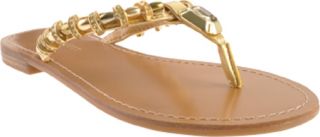 Womens Nine West Flo 3   Gold Synthetic Shoes