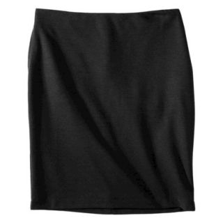 Merona Womens Ponte Pencil Skirt   Black   10