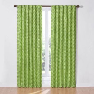 Waverly Lovely Lattice Curtain Panel Indigo   12458050X084IND