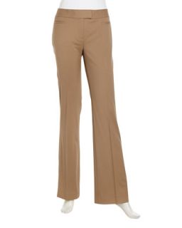 Sullivan Stretch Wool Straight Leg Pants, Chai