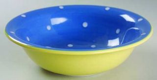 Epoch Spinners Lemon Coupe Cereal Bowl, Fine China Dinnerware   Yellow Or Blue W