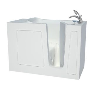 Explorer Series 26x53 Right Drain White Air And Whirlpool Jetted Walk in Bathtub