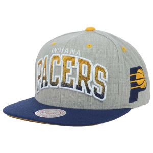 Indiana Pacers Mitchell and Ness NBA Heather Gradient Snapback Cap