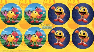 PAC MAN and the Ghostly AdventuresSmall Lollipop Sticker Sheet