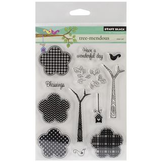 Penny Black Clear Stamps 5 X 6.5 Sheet tree mendous