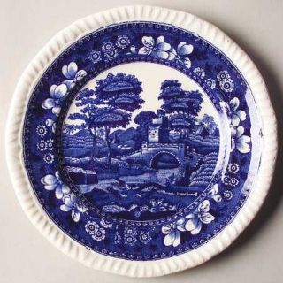 Spode Tower Blue (No #,Older,Gadroon) Bread & Butter Plate, Fine China Dinnerwar