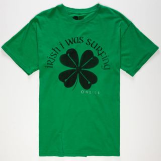 Lucky Mens T Shirt Green In Sizes Large, Small, Medium, Xx Large, X Lar