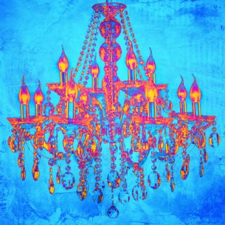 Salty & Sweet Tropic Chandelier Canvas Art SS063 Size 12 H x 12 W x 2 D