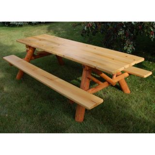 Moon Valley Cedar Works 8 ft. Picnic Table Kit   M800 AMBER OUTDOOR