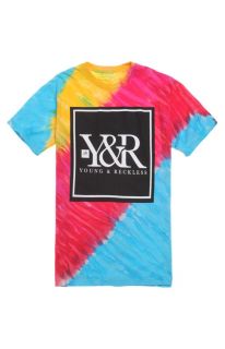 Mens Young & Reckless Tee   Young & Reckless Core Logo Tie Dye T Shirt