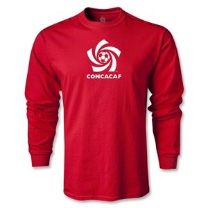 Euro 2012   CONCACAF Mens Fashion LS T Shirt (Red)