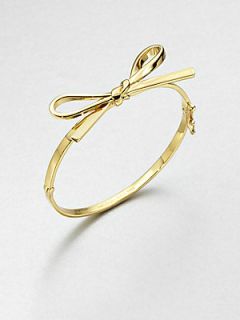 Kate Spade New York Bow Bangle Bracelet/Gold   Gold