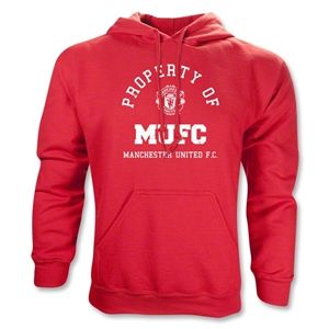 hidden Manchester United Property Hoody (Red)