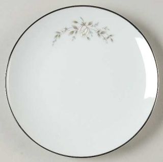 Noritake Marietta Bread & Butter Plate, Fine China Dinnerware   White Roses & Bu
