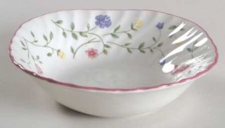 Johnson Brothers Summer Chintz (Made In England/Earthenw) Square Cereal Bowl, Fi