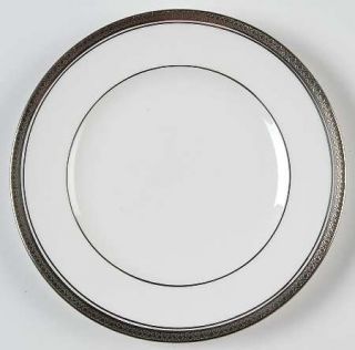 Coalport Elite Platinum Bread & Butter Plate, Fine China Dinnerware   Rim Shape,