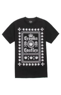 Mens Crooks And Castles T Shirts   Crooks And Castles 420 Hot Box T Shirt