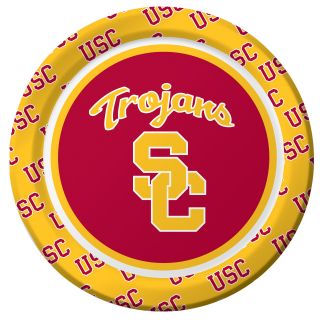 USC Trojans Dessert Plates